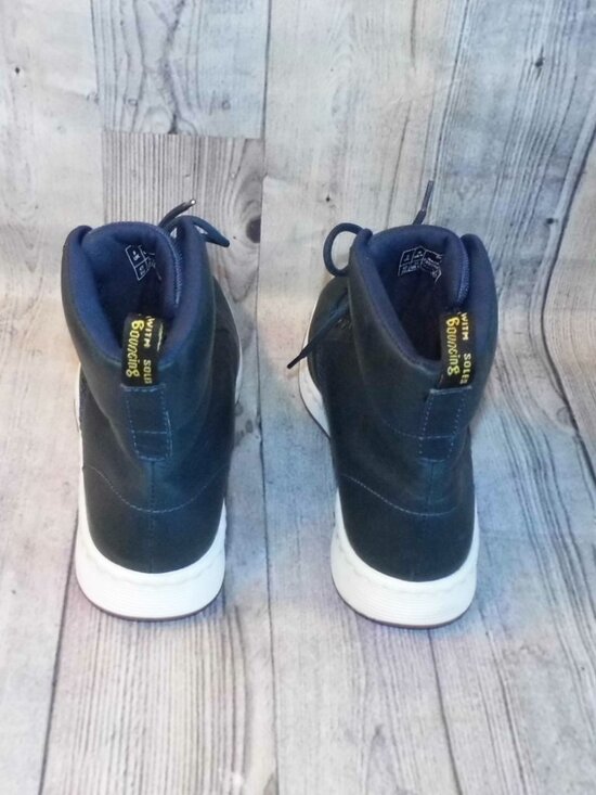 DR. MARTENS Rigal Blue Leather Boots Mens Size 10 main image 5